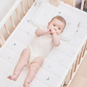 GGUMBI All Star Wood Baby Crib Full Set ( Baby Crib + Mattress +