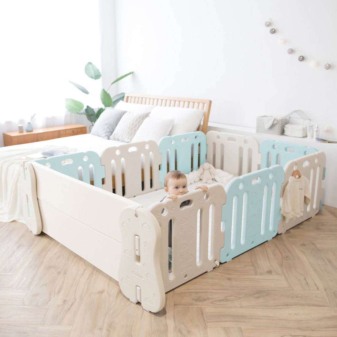 GGUMBI  Family Guard Baby Room Set (Basic Guard + Clean Mat)